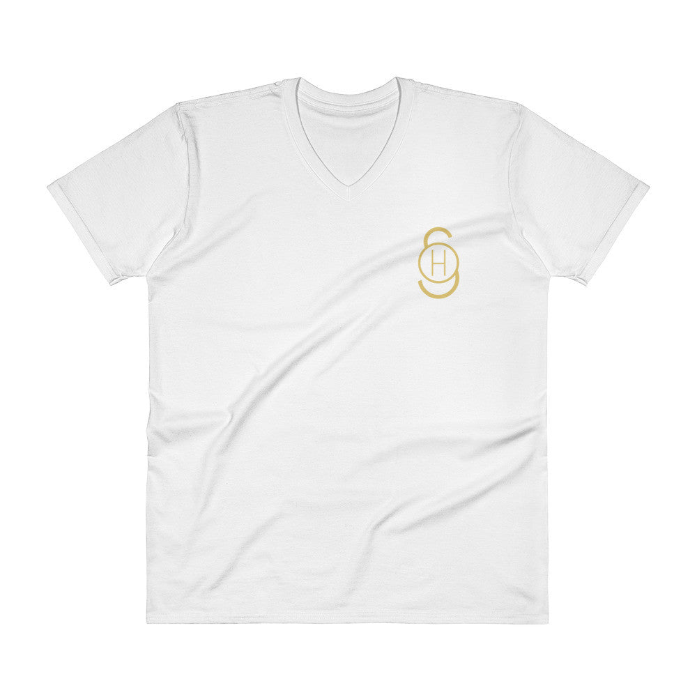 Stoked Heroes Icon Gold V-Neck T-Shirt