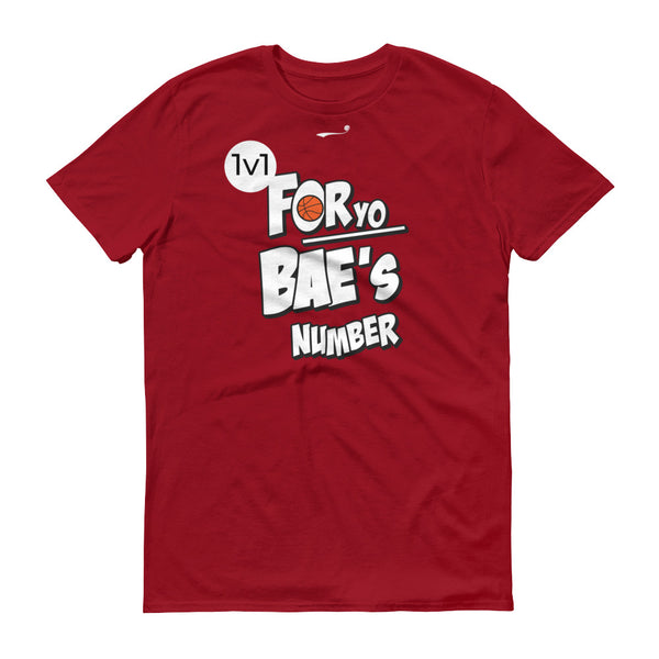 Skeeeooop " 1 v 1 Bae's Number" T-Shirt