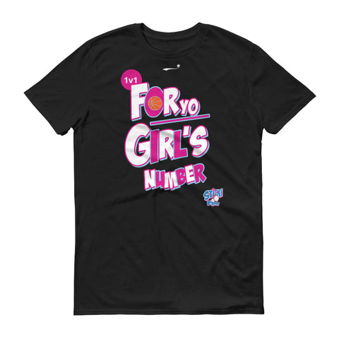 Skeeeooop "FOR YO GIRL'S NUMBER" STICKI FAM T-Shirt